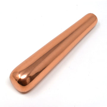 100% Copper Massage Wand Handcrafted 4.25 in Tapered Design Spiritual Healing Tool for Natural Therapy for Relaxation & Circulation