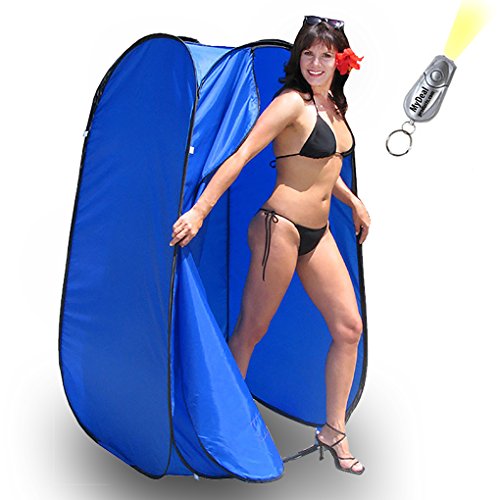 Pop Up Room in a Bag Instant Portable Changing Room with Dura-light Steel and Weather-Resistant Material for Camping, RV, Shower, Outhouse, Bathroom